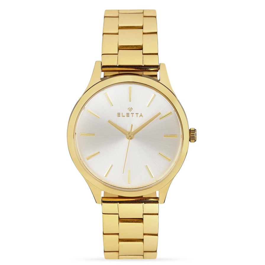 Relogios Eletta Mulher | Eletta Relogio New Classic Lady Dourado